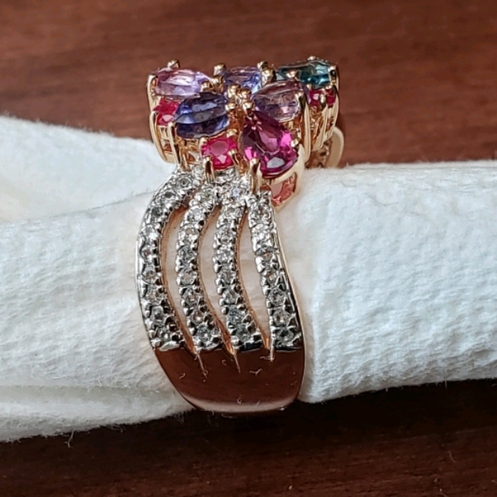 Victoria Wieck 1.63 ctw multi gemstone ring - Picture 4 of 8